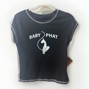 Lot Of 2 Baby Phat Women’s Tops NWT Size L Y2K. Streetwear Pink And White